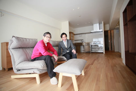 お客様と記念撮影
