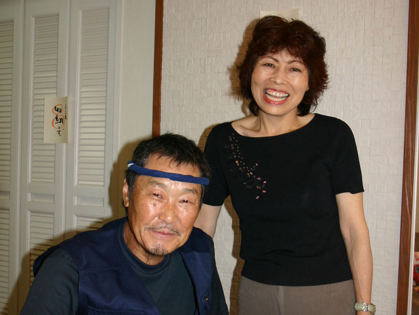 お客様と記念写真